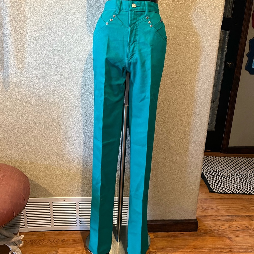 Vintage Turquoise Rocky Mountain High Waisted Jeans